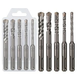 5개대 SDS PLUS 생크 5681012mm 콘크리트 충격 해머 벽돌 초경 드릴 비트 시멘트 블록 벽용 110mm 길이