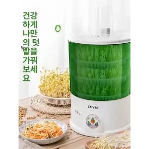 새싹 재배기 발아기 웰빙 재배 채소 실내 콩나물 수경