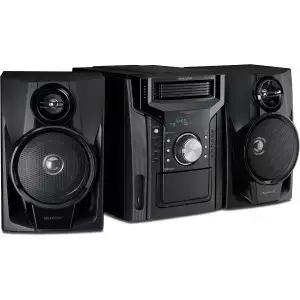 카세트와 블루투스가 탑재된 샤프 CD-BH950 240W 미니 선반 스피커 시스템