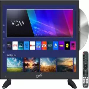 초음속 SC-1926DVD 19인치 LED 스마트 HDTV 및 플레이어 3X HDMI 1080p WiFi USB AC/DC 호환 홈·주방·RV