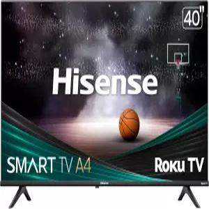 Hisense 40인치 A4 시리즈 FHD 1080p 스마트 Roku TV Alexa 호환(40A4NR) - 돌비 오디오 슬림 베젤 디자인