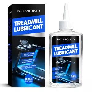 Komoko 러닝머신 윤활제 5.07 Fl Oz 4인치 경질 적용 튜브와 6인치 유연한 포함된 실리콘 벨트 관리를 위한