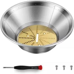 업그레이드된 티타늄 코팅 주서기 메쉬 필터 바스켓 베이스 미포함 - Breville Juice 모델 JE98XL BJE200XL