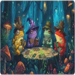 MTG 플레이매트 23.5x13.7인치 보드 게임 배틀 트레이딩 카드 데스크 나이트 TCG 스티치 엣지 매끄러운