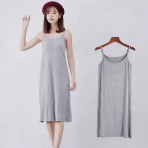[리더스] 나시 민소매 끈 원피스 여름 미디 데일리