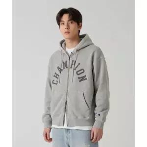 CHAMPION 아치 로고 루즈핏 가먼트다잉 후드 집업 3color