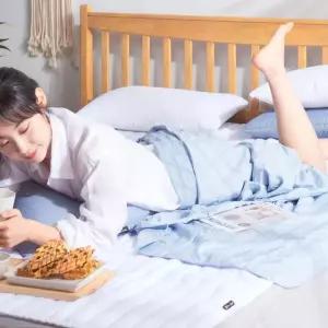 인견필 홑이불 블루(D/Q)_냉장고이불 시원 린넨홑겹