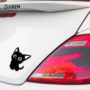 데칼 차량 포인트 고양이 애교캣 자동차 주유구 DIY 스티커