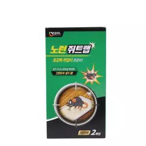 노런쥐트랩 2매입 5개입 대길 쥐끈끈이 쥐덫 쥐잡기 쥐잡이 쥐포획