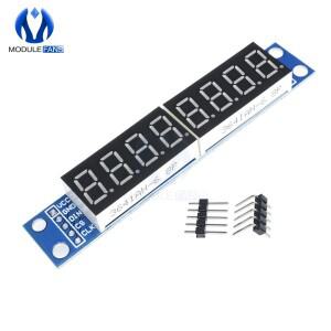 MAX7219 Arduino 3.3V 5V 마이크로 컨트롤러 직렬 드라이버 7 세그먼트 용 LED 도트 매트릭스 8 자리 디지