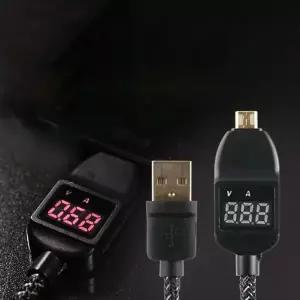coms 고속충전케이블(전압 전류 측정 테스터)USB