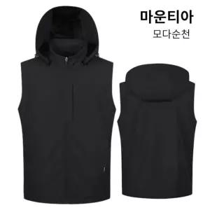 [마운티아]마운티아 남성 데일리 등산 기능성 조끼 베이직베스트5 1MQVSF4001-K_SC