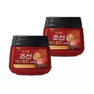샘표 국산 조선 고추장 1kg 2병