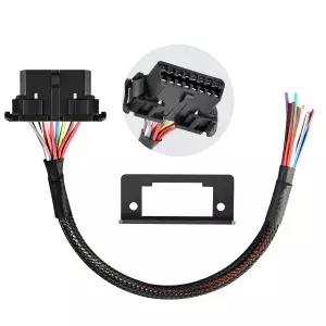 Autel Original OBD2 16핀 J1962 암-ODBDII 오픈 피그테일 케이블 언더대시 마운트 브래킷이 포함된 고정