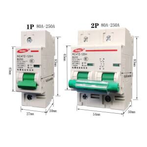 1P 80A 100A 125A 전류 DC 회로 차단기 12V 태양 전지 RV 요트 lifepo4 배터리 호환용 보호 스