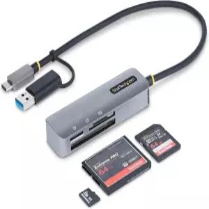 StarTech USB 3.0 멀티미디어 메모리 카드 리더 SD/microSD/CompactFlash 어댑터 포함 외장