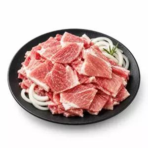 삼삼한 국산 한돈 담백한 후지 불고기용 500g2팩 총1kg 뒷다리살