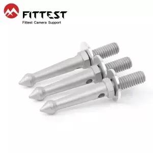 가장 적합한 80mm 삼각대 스파이크 스테인레스 스틸 3pcs 금속 와셔 세트 Gitzo Manfrotto RRS Benro