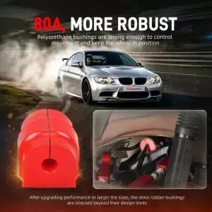 BEVINSEE 13mm 80A 리어 스태빌라이저 고무 마운팅 부싱 (E90 E91 E92 E93 E81 E82 E87 E88 X1 E84 용)
