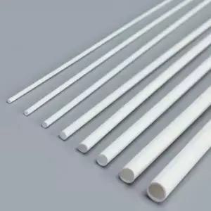 5 개/대 ABS 라운드 튜브 플라스틱 중공 직경 2mm/2.5mm/3mm/4mm/5mm DIY 수제 모래 테이블 재료 모델 빌딩