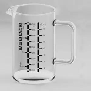 시맥스 유리 계량컵 비커 용량컵 제빵 계량컵 500ml