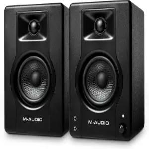 음악 제작 소프트웨어를 사용한 녹음 및 멀티미디어용 M-AUDIO BX3 페어 3.5인치 유선 스튜디오 모니터 PC