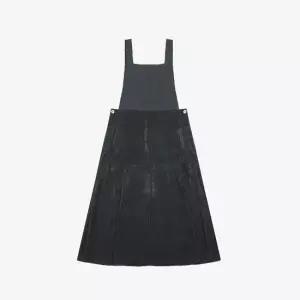 씨 멜빵 배색 뷔스티에 원피스 SLOAI2506 H