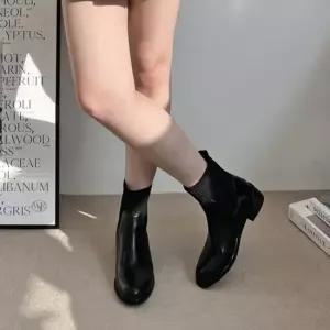 부츠 미들힐 통굽 롱구두 첼시 워커 부티 발목구두 힐