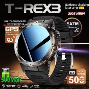 빔시계 2025년 야외 GPS 추적기 스포츠 스마트워치 NFC 500MAH 남성용 통화 IP68 방수 HD TREX3