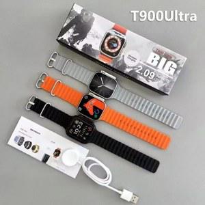 빔시계 T900 울트라 스마트워치 남성용 49MM 9 나침반 IWO NFC 스크린 방수 애플워치 호환 AMOLED