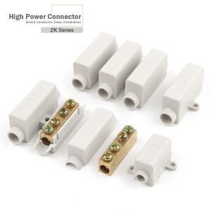 60A400V 1-6mm2 빠른 버트 와이어 커넥터 고전력 100A1000V 2.5-16mm2 전기 케이블 접합 터미널 블록 정션