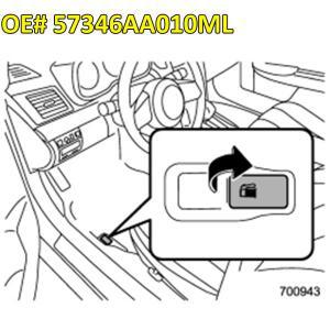 스바루 임 스터 Impreza WRX 아웃백 레거시 용 자동차 연료 가스 릴리스 도어 손잡이 1996 2000 OE  57346A