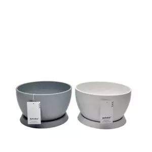 고강도 플라스틱 분재 화분 MBS01 소 24x14cm 꽃화분 식물 플라워 꽃집 분배 인테리어 정원 원예 베란다 디