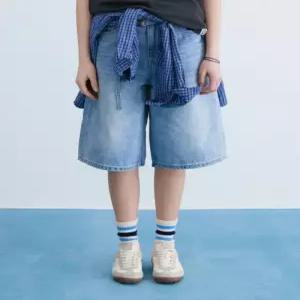 후아유 WHOAU Bermuda Denim Pants F WHTJG2442F
