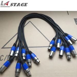 1M-10M DMX 케이블 Dmx512 무대 조명 3 핀 커넥터 Dmx Dj 장비