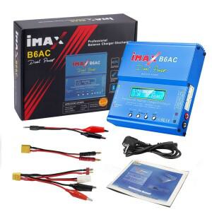 IMAX B6AC 80W RC 충전기 B6 AC 6A 밸런스 디지털 LCD 화면 포함 리튬이온 리튬인산철 니켈수소 니켈카드뮴