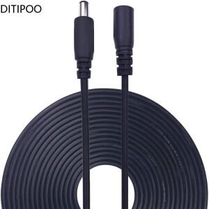 DC 12V 전원 어댑터 연장 케이블 5.5x2.1mm 남성 여성 코드 와이어 1M 2M 3M 5M CCTV 카메라 라우터