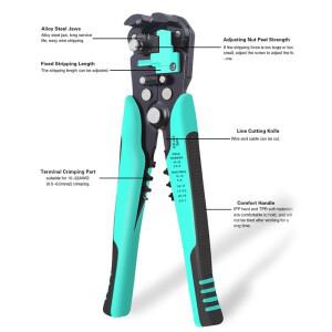 와이어 스트리퍼 도구 Multitool 펜치 자동 커터 케이블 압착 전기 수리