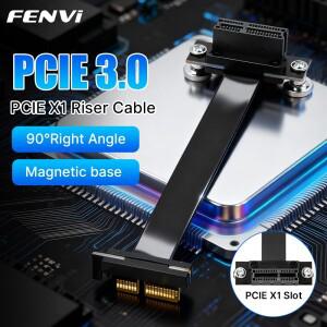 FENVI PCIE 3.0 X1 라이저 케이블 90도 직각 8Gbps to 연장 익스프레스 와이파이 카드 어댑터용