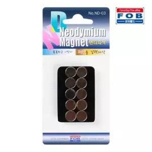 10mm 3T 놀이용 10개입 네오디움 자석 포비 교육용 ND-03 교재용 광고용 초강력