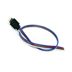 4선 rgb 커넥터 전선 케이블 led 조명 연결선 1m 1p diy 컴퓨터튜닝 4핀