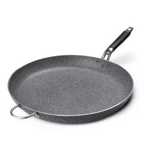 국산 4중 코팅 대형 프라이팬 40cm 대용량 부침팬 보조손잡이 명절요리 조리 대리석