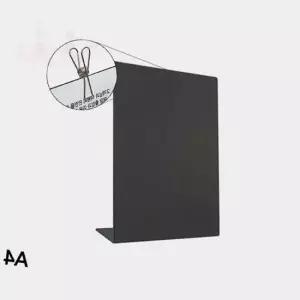 오너클랜 테이블 POP꽂이 A4 집게형 스탠드메뉴판 POP거치대 l형스탠드메모 POP스탠드 pop스탠드a4