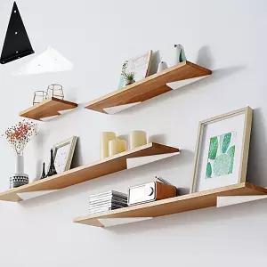 삼각브라켓 선반지지대 인테리어 꺽쇠 튼튼한 2p 230x170mm