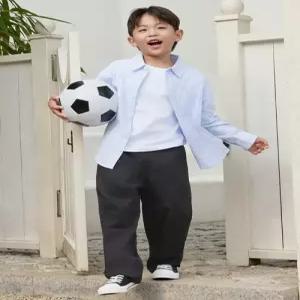 [국내정품] 탑텐 공용 코튼 배기 팬츠_MKG1PP3011 MKG1PP3011