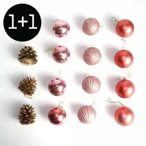 [아트박스]/오엠티 1+1 크리스마스 트리 오너먼트 장식소품 6cm 16개