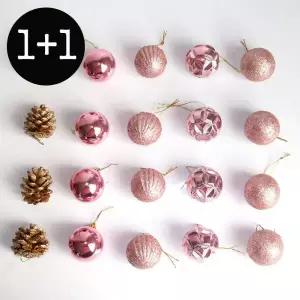 [아트박스]/오엠티 1+1 크리스마스 오너먼트 트리장식 5cm 20개세트