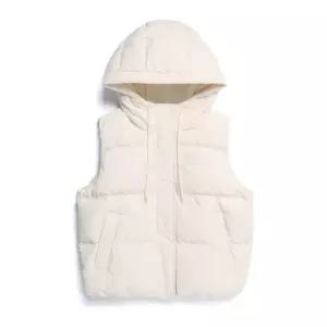 N254WDV940 여성 크라사 후디 덕다운 베스트 IVORY
