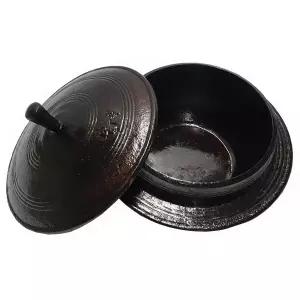 창조명품주물 옛날 무쇠 가마솥 지름 20cm 4인용 무쇠솥 가마솥뚜껑 