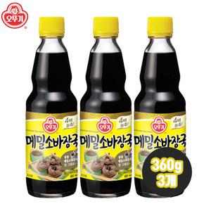 오뚜기 메밀소바장국 360ml 3개/국물베이스/냉모밀
